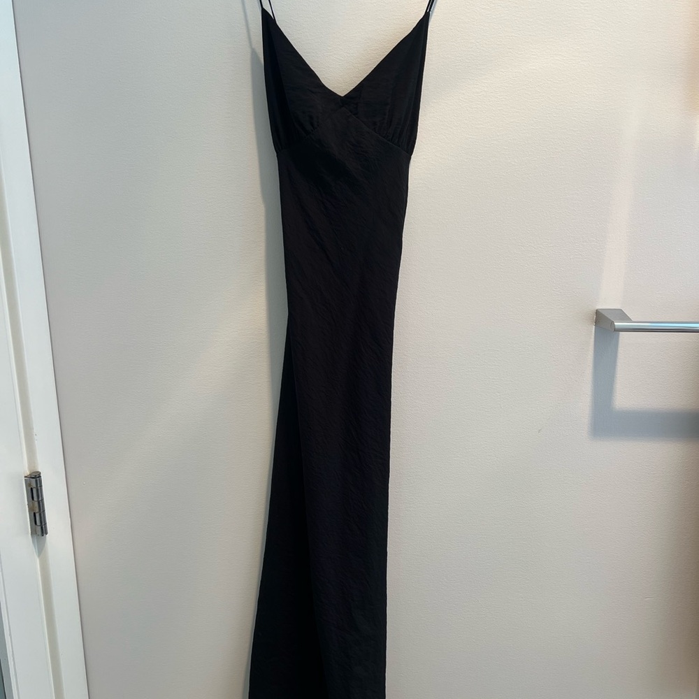 Madewell Black Midi Dress - Picture 2 of 6
